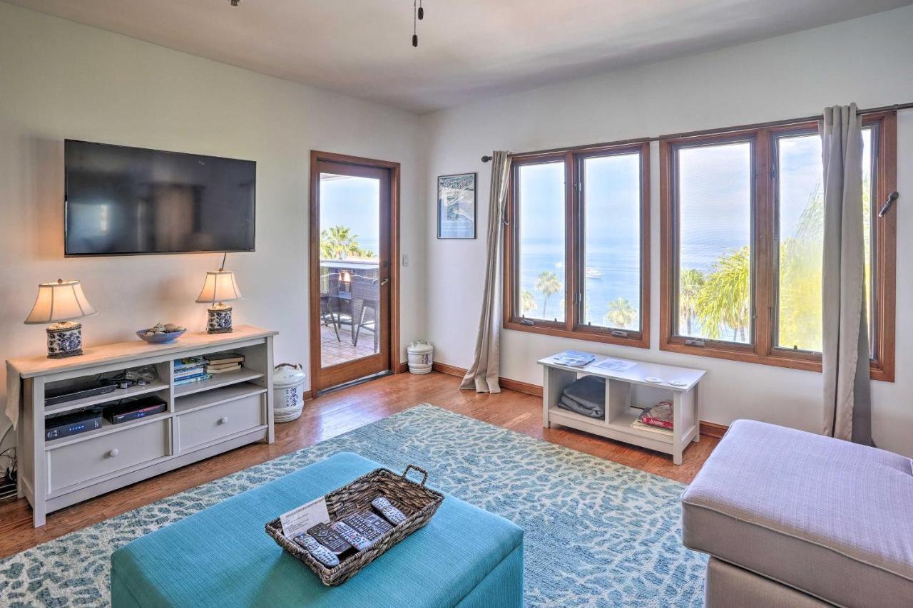 Quiet Avalon Getaway Villa With Ocean View And Balcony Esterno foto